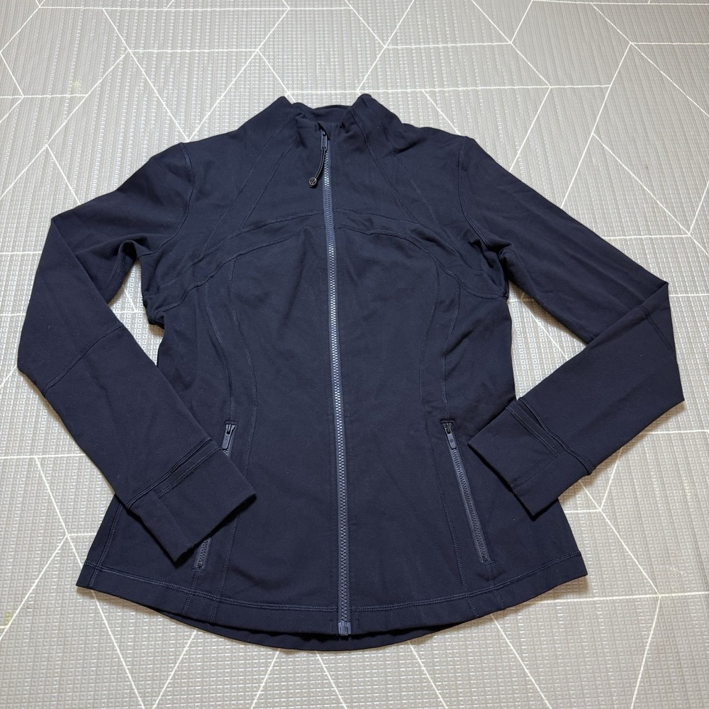 Lululemon Define Jacket 12 Black LW4AWLS Full Zip Excellent